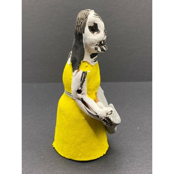 Vintage Die De Los Muertos Muneca Yellow Josefina Aguilar  - Free Shipping - Picture 6 of 6